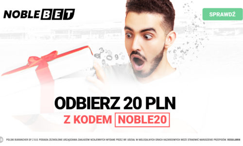 Noblebet – Bonus bez depozytu 20 PLN